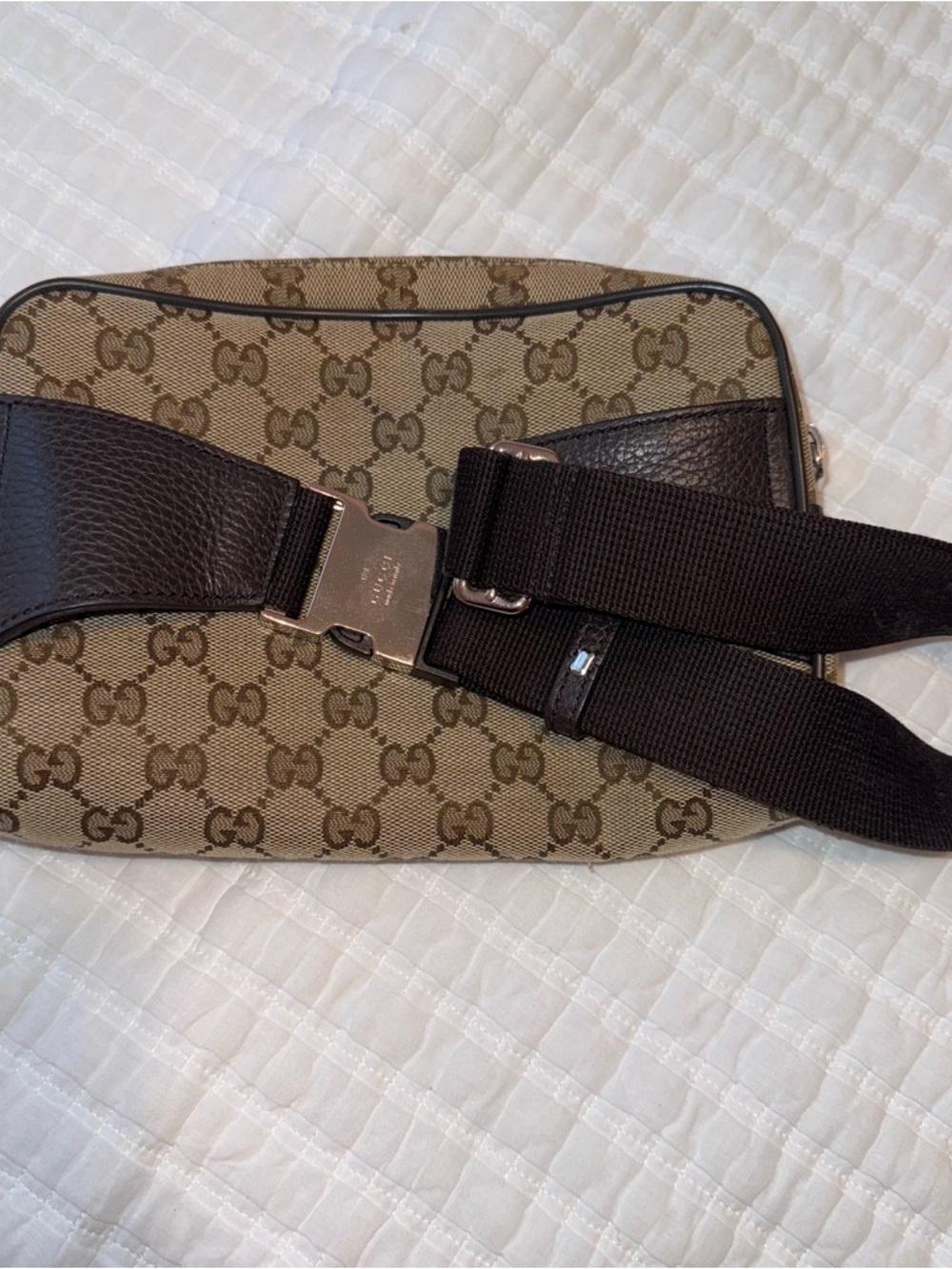 Gucci Beige and Brown GG Canvas Bag - Picture 2 of 4